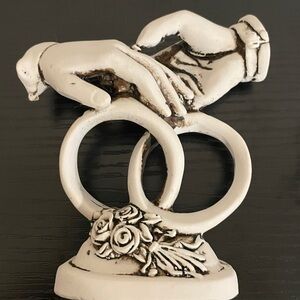 Elegant Cream Hand Sculpture